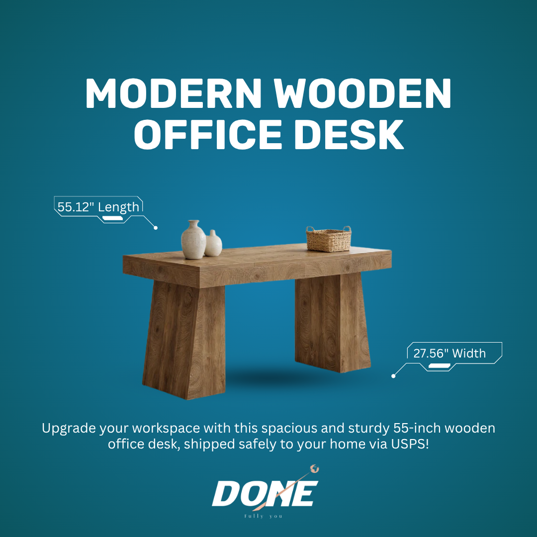 Modern Wooden Office Desk