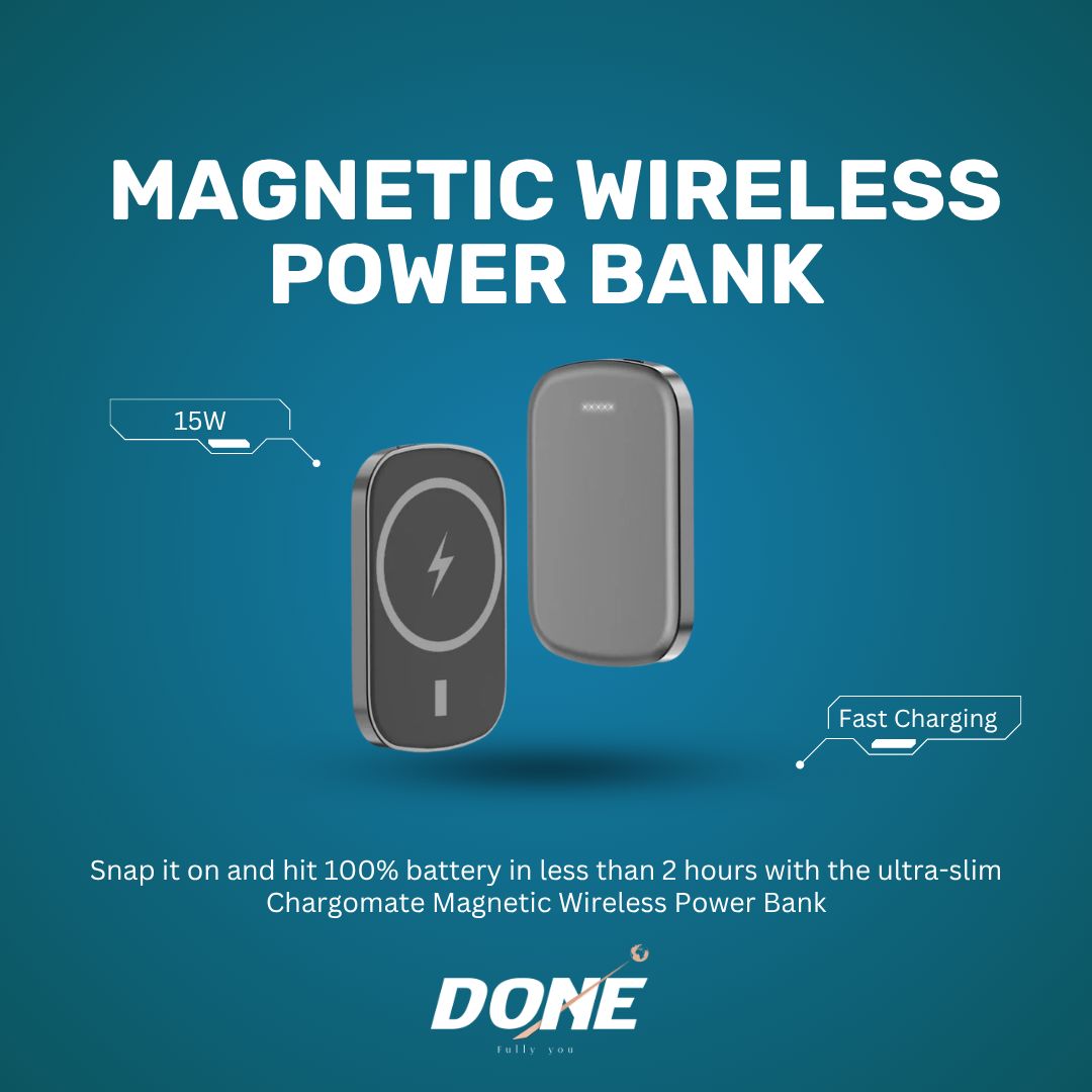 Chargomate 15W Magnetic Wireless Power Bank