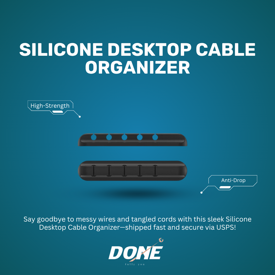 Silicone Desktop Cable Organizer