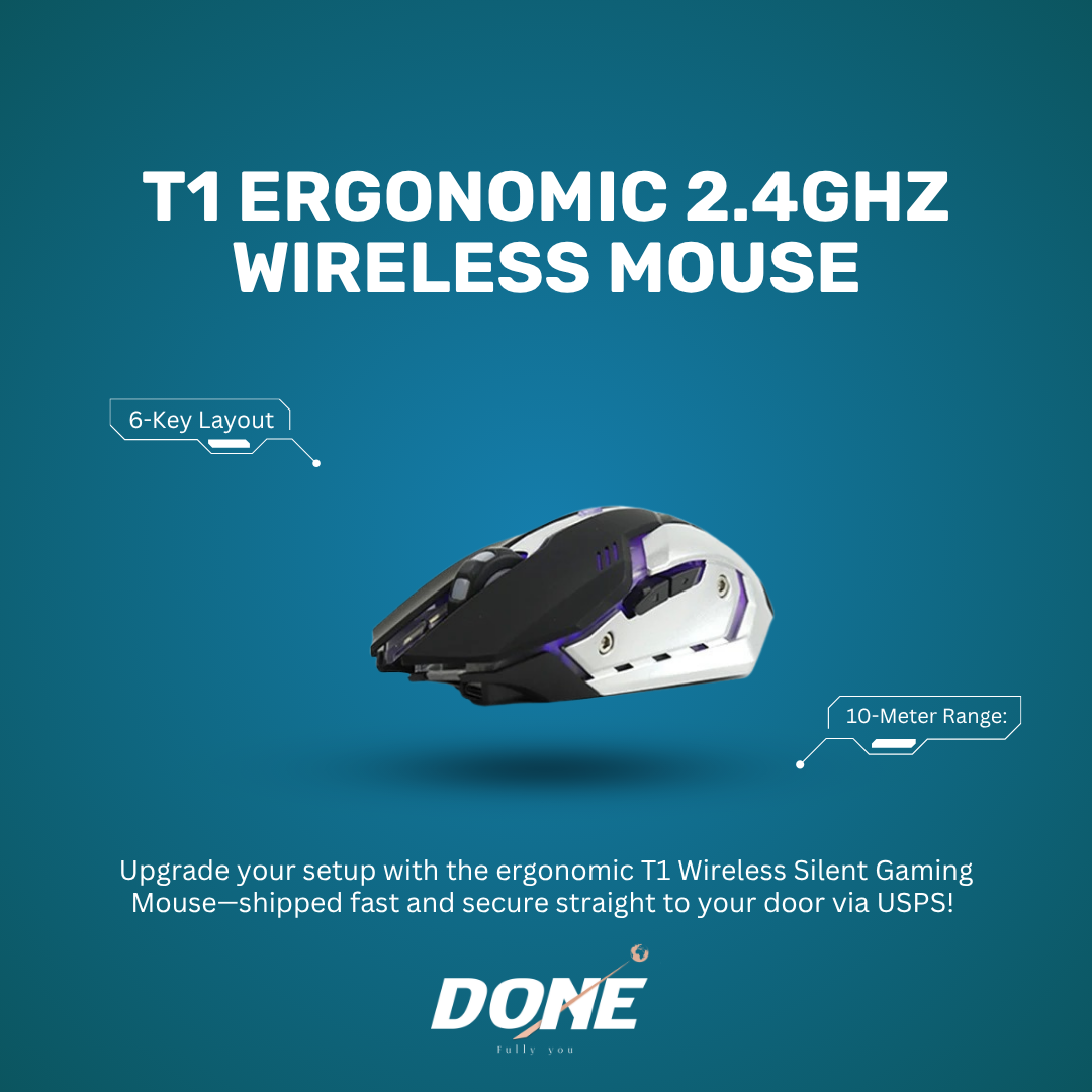 T1 Ergonomic 2.4GHz Wireless Mouse