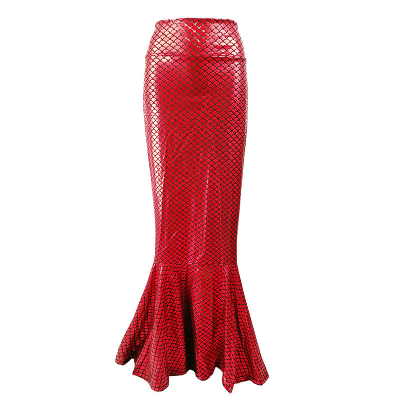 Amazon ebay European and American Explosions Sexy Mermaid High Waist Fishtail Half-length Skirt Cross-border Special for wish Hot Sale