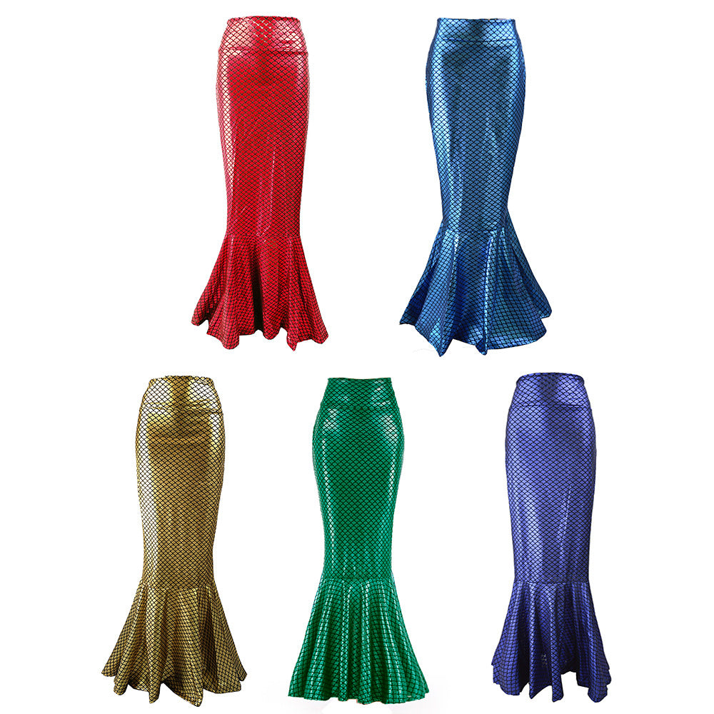 Amazon ebay European and American Explosions Sexy Mermaid High Waist Fishtail Half-length Skirt Cross-border Special for wish Hot Sale