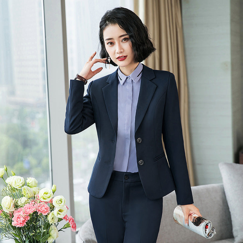 Workplace Women's Elegant Office Workers Korean Style Suit Skirt Two-piece Fashionable Casual British Style Small Suit suit