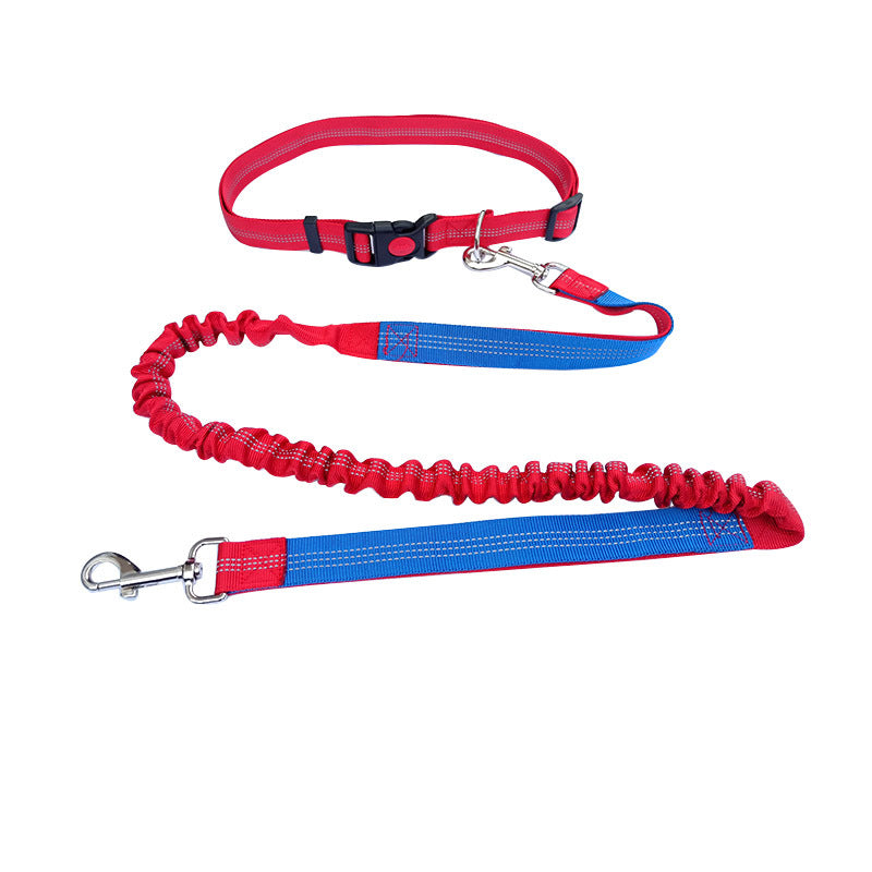 Sports Traction Rope, Multi-Functional Traction Belt, Elastic Traction Belt for Dogs, Dual-Purpose Dog Leash, Factory Direct Sales, Cross-Border Outdoor Use