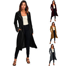 Independent Site Amazon Cross-Border Gold Velvet Short Top for Women 2025 New European and American Clothing Small Suit Jacket