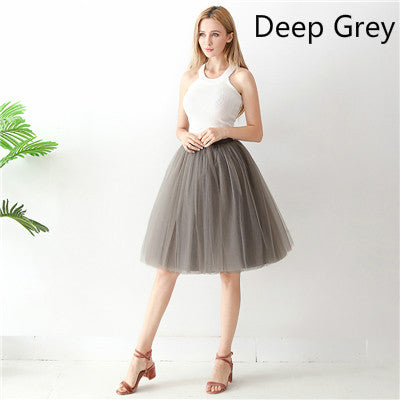 European and American High Waist Mesh skirt tulle skirt Adult Amazon Cross Border tutu skirt Women