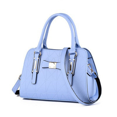 Women's Bag Embossed Hand bag Large Capacity Single Shoulder Messenger Bag For Foreign Trade
