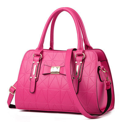 Women's Bag Embossed Hand bag Large Capacity Single Shoulder Messenger Bag For Foreign Trade