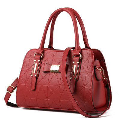 Women's Bag Embossed Hand bag Large Capacity Single Shoulder Messenger Bag For Foreign Trade