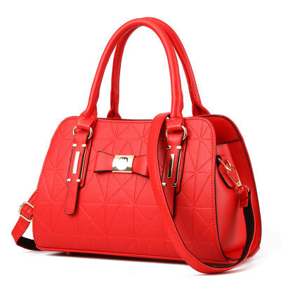Women's Bag Embossed Hand bag Large Capacity Single Shoulder Messenger Bag For Foreign Trade