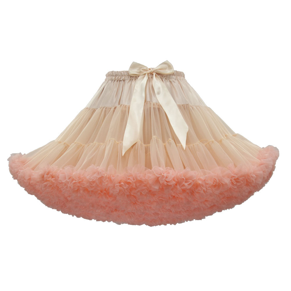 Adult Cloud Brace New Style Breathable Veil Skirt Super Veil Mesh Lolita Soft Girl Tutu Skirt Boneless Pirate Skirt