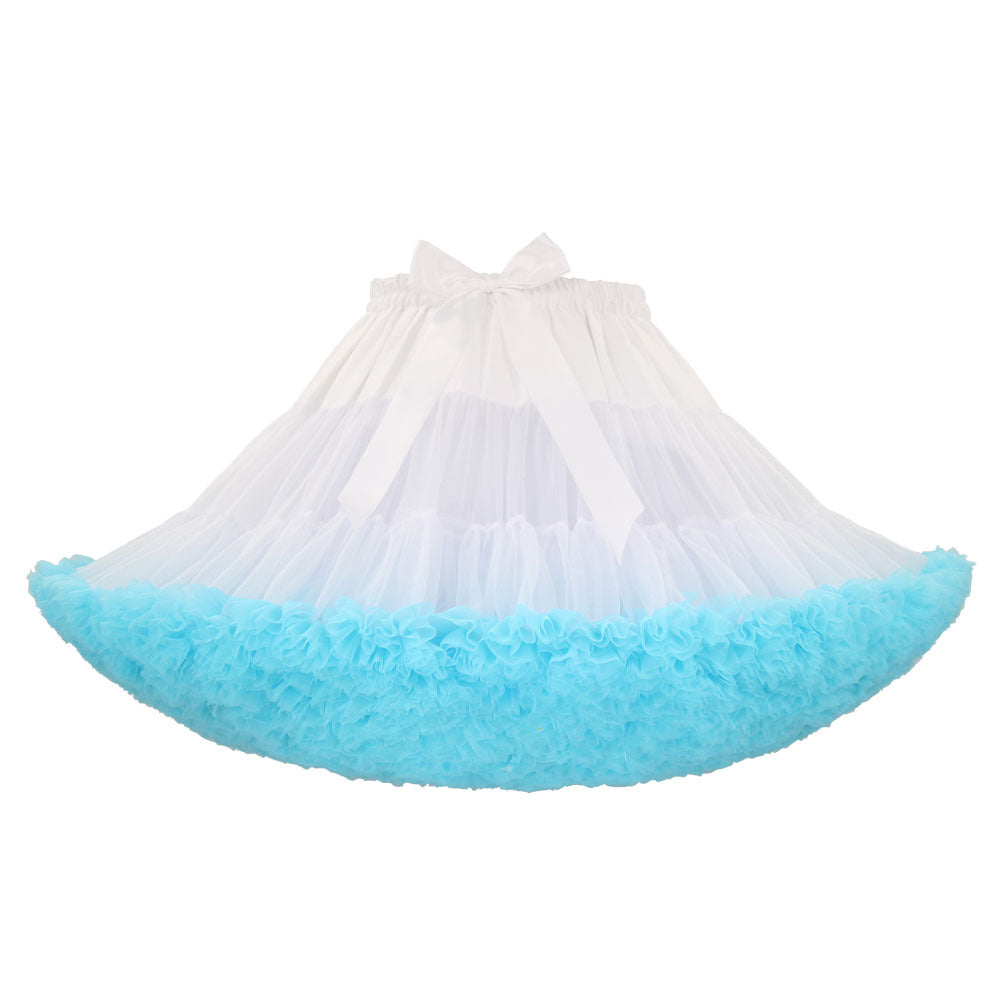 Adult Cloud Brace New Style Breathable Veil Skirt Super Veil Mesh Lolita Soft Girl Tutu Skirt Boneless Pirate Skirt