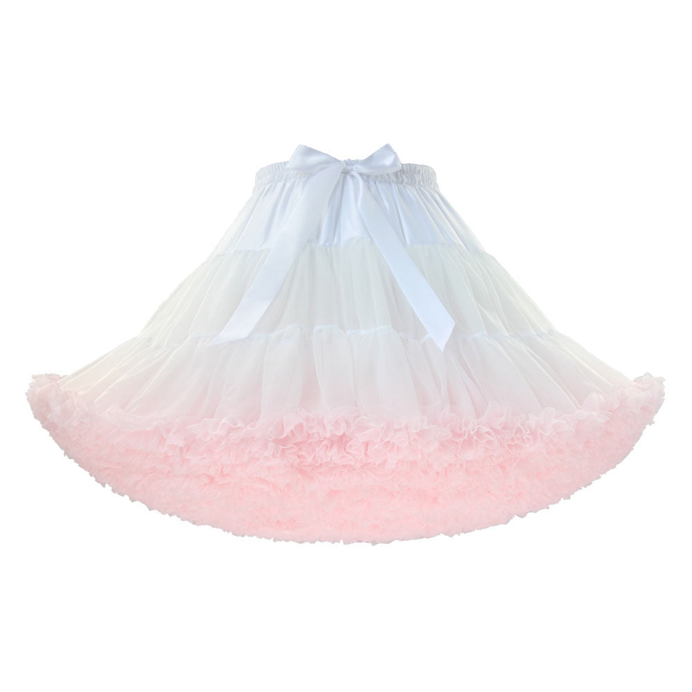 Adult Cloud Brace New Style Breathable Veil Skirt Super Veil Mesh Lolita Soft Girl Tutu Skirt Boneless Pirate Skirt