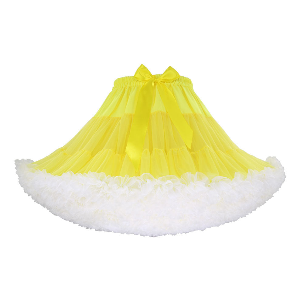 Adult Cloud Brace New Style Breathable Veil Skirt Super Veil Mesh Lolita Soft Girl Tutu Skirt Boneless Pirate Skirt