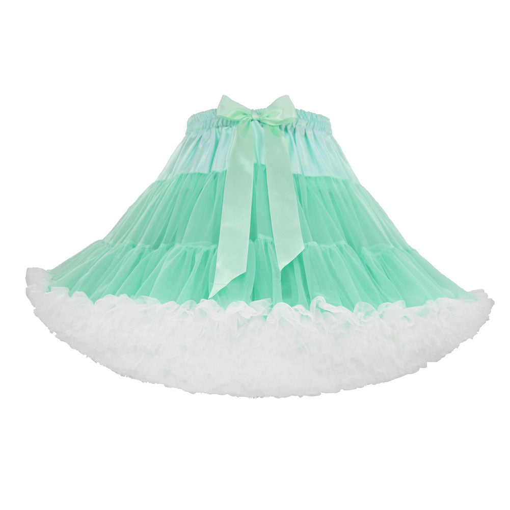 Adult Cloud Brace New Style Breathable Veil Skirt Super Veil Mesh Lolita Soft Girl Tutu Skirt Boneless Pirate Skirt