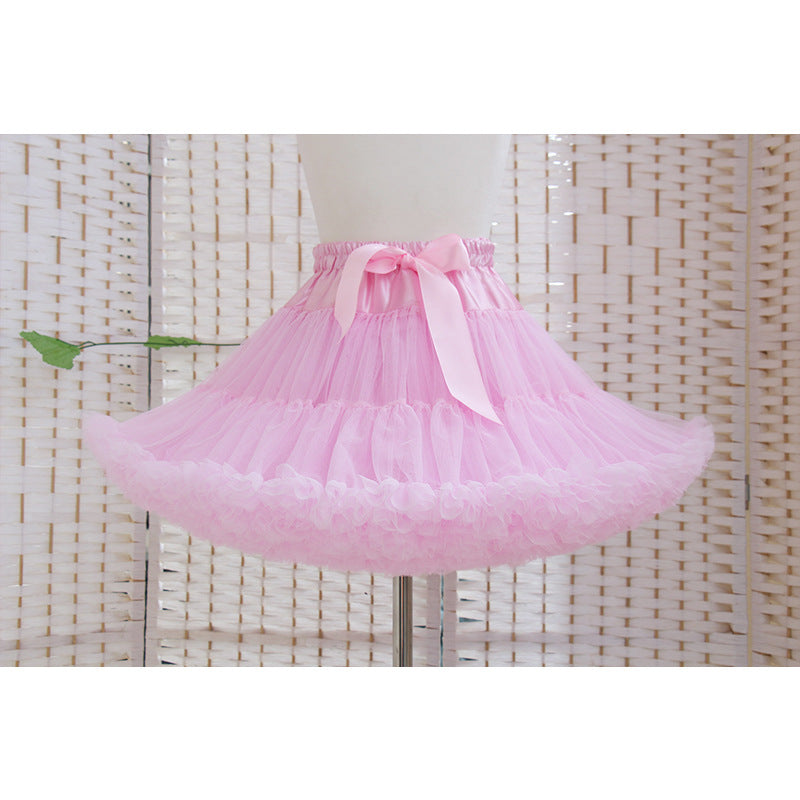 Adult Cloud Brace New Style Breathable Veil Skirt Super Veil Mesh Lolita Soft Girl Tutu Skirt Boneless Pirate Skirt
