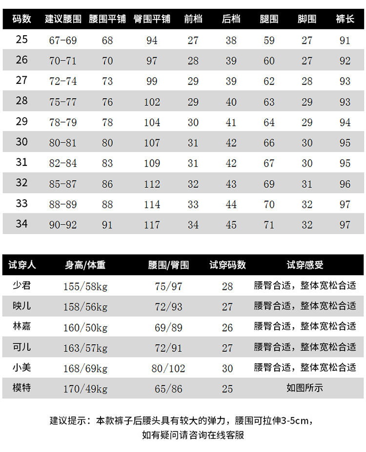 Women's Pants Autumn Loose Jeans Women's Cropped High Waist Elastic Harlan Carrot Pants 0037