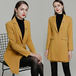 Business Wear Women's Autumn Long-sleeved OL Business suit Pants Slim-fit Interview Dress Overalls Three-piece Set