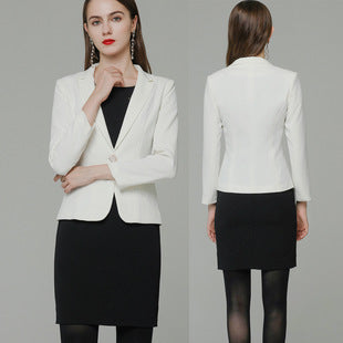 Workplace Women's Elegant Office Workers Korean Style Suit Skirt Two-piece Fashionable Casual British Style Small Suit suit