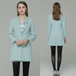 2022 spring, autumn and winter new professional suit striped overalls jewelry suit suit cross-border a generation of hair