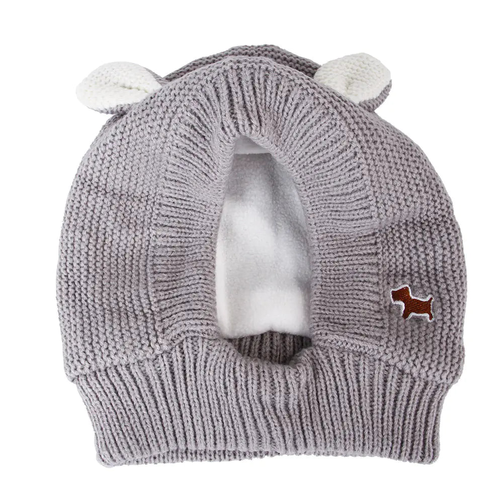 Simple Knitted Rabbit Ear Hat for Pets