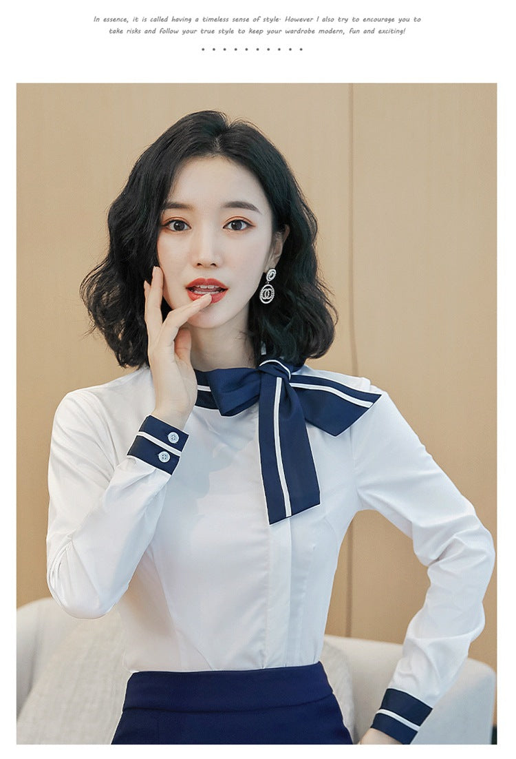 Business attire suit autumn and winter work fashion temperament Goddess fan suit hotel front desk consultant beauty salon overalls