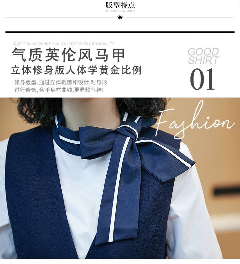 Business attire suit autumn and winter work fashion temperament Goddess fan suit hotel front desk consultant beauty salon overalls