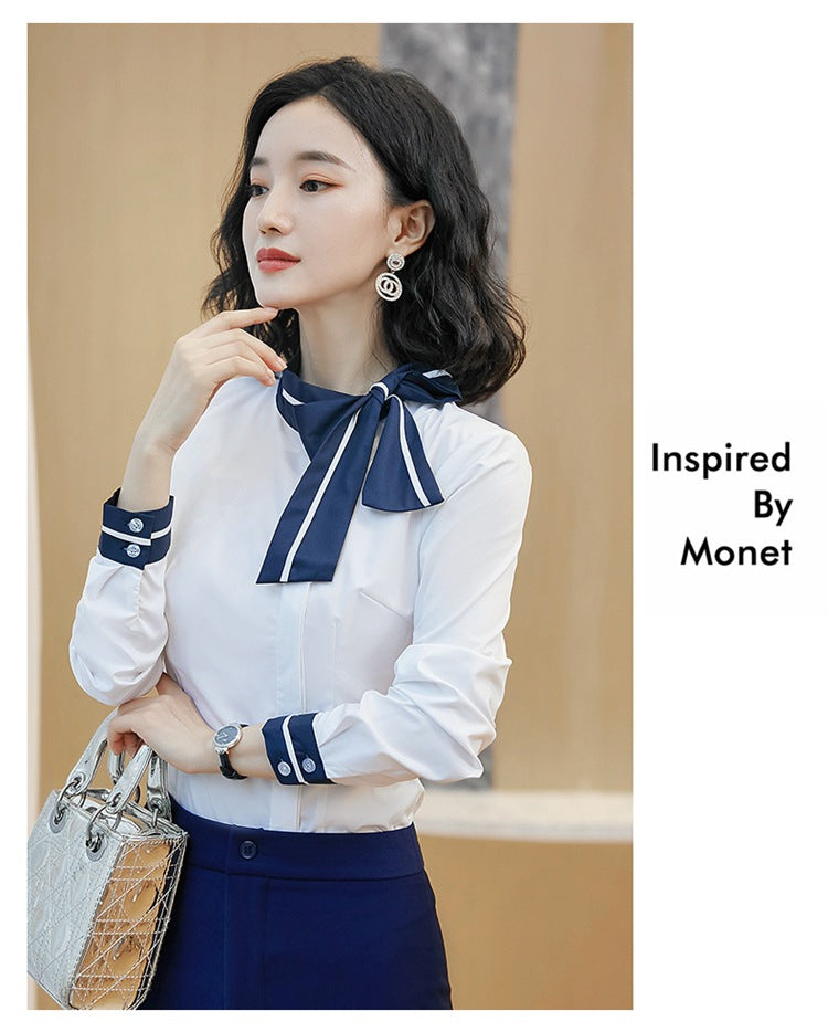 Business attire suit autumn and winter work fashion temperament Goddess fan suit hotel front desk consultant beauty salon overalls