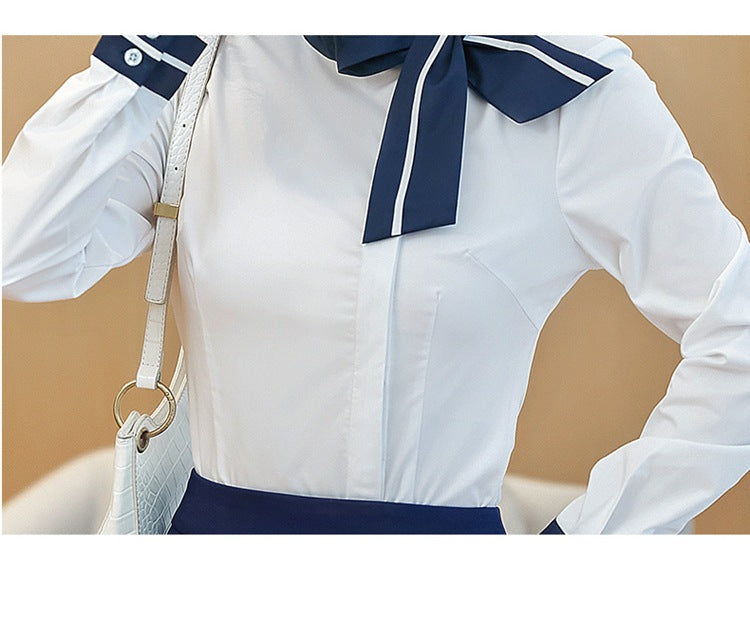 Business attire suit autumn and winter work fashion temperament Goddess fan suit hotel front desk consultant beauty salon overalls