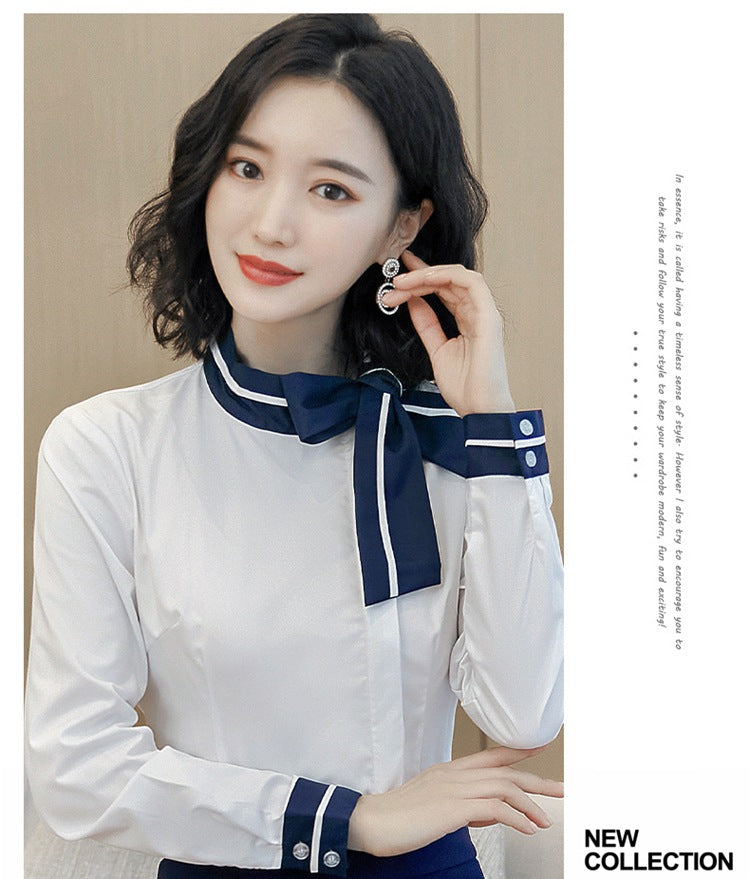 Business attire suit autumn and winter work fashion temperament Goddess fan suit hotel front desk consultant beauty salon overalls