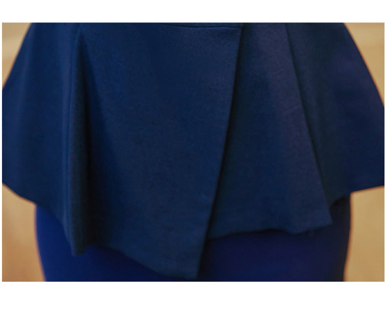 Business attire suit autumn and winter work fashion temperament Goddess fan suit hotel front desk consultant beauty salon overalls