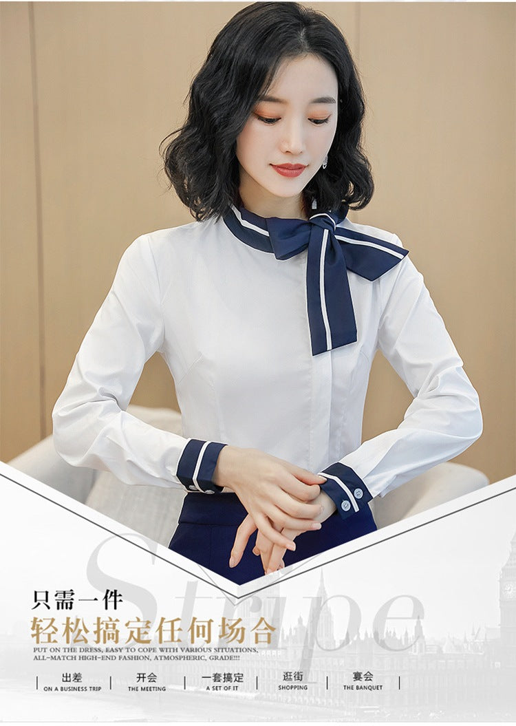 Business attire suit autumn and winter work fashion temperament Goddess fan suit hotel front desk consultant beauty salon overalls