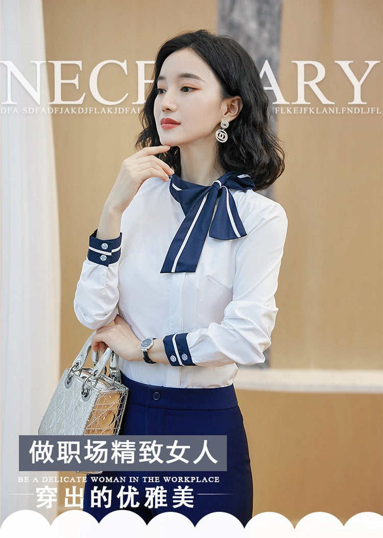 Business attire suit autumn and winter work fashion temperament Goddess fan suit hotel front desk consultant beauty salon overalls