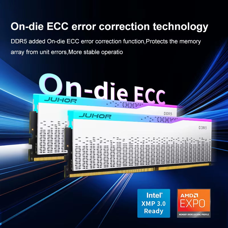 Desktop Memory RGB DDR5 16GBX2 6000Mhz 5600Mhz Dimm High Speed Memoria Ram