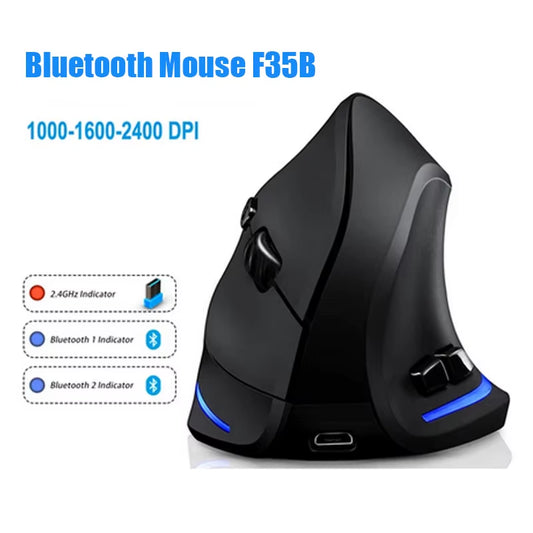 F33/F26C/F35B Trackball Mouse/ Bluetooth Ergonomic Mouse 2.4G Wireless Rechargeable Rollerball Mice for PC Office Drawing