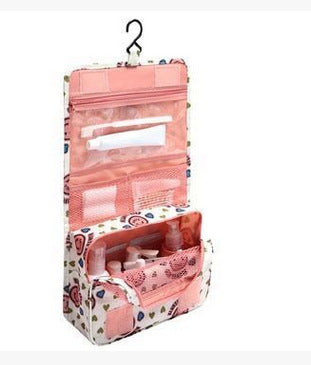 Travel Hanging Storage Toiletry Bag Waterproof Cosmetic Bag Oxford Cloth Folding Portable Travel Bag Waterproof Portable