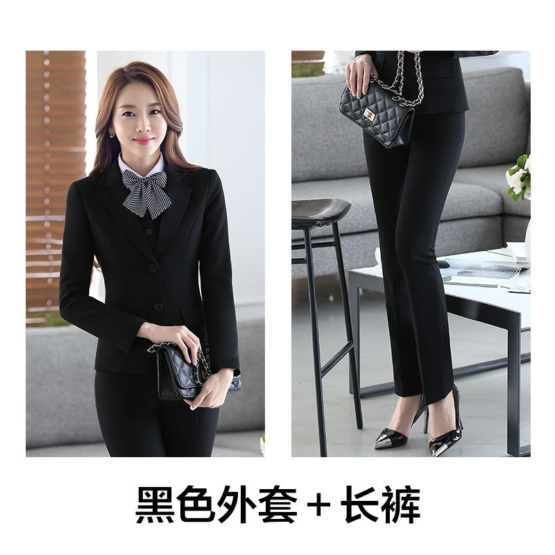 OL Company plus size Professional Dress Interview Business Women's Suit Jacket Work Suit Commuter Wholesale