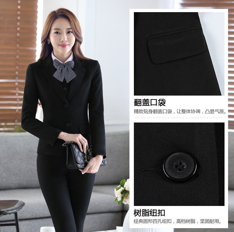 OL Company plus size Professional Dress Interview Business Women's Suit Jacket Work Suit Commuter Wholesale