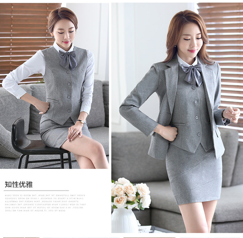 OL Company plus size Professional Dress Interview Business Women's Suit Jacket Work Suit Commuter Wholesale