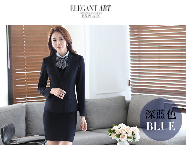 OL Company plus size Professional Dress Interview Business Women's Suit Jacket Work Suit Commuter Wholesale