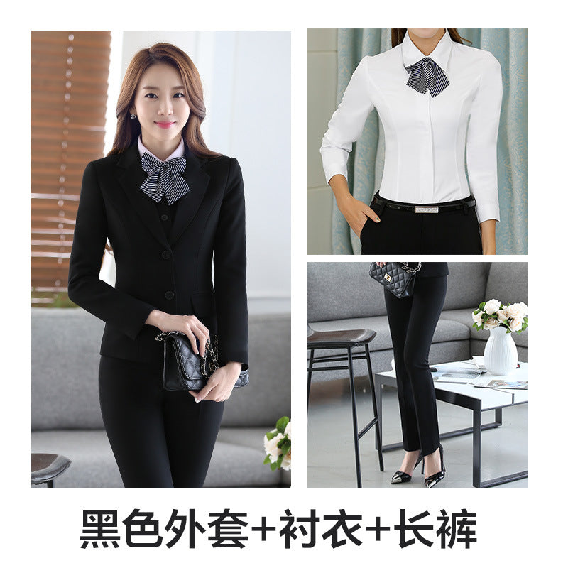 OL Company plus size Professional Dress Interview Business Women's Suit Jacket Work Suit Commuter Wholesale