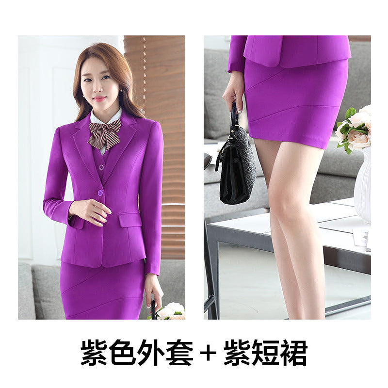 OL Company plus size Professional Dress Interview Business Women's Suit Jacket Work Suit Commuter Wholesale