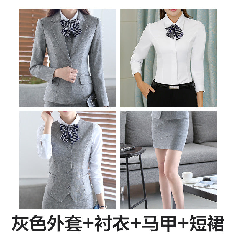 OL Company plus size Professional Dress Interview Business Women's Suit Jacket Work Suit Commuter Wholesale