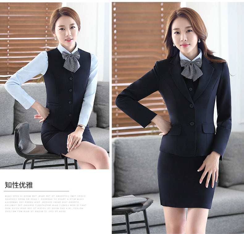 OL Company plus size Professional Dress Interview Business Women's Suit Jacket Work Suit Commuter Wholesale