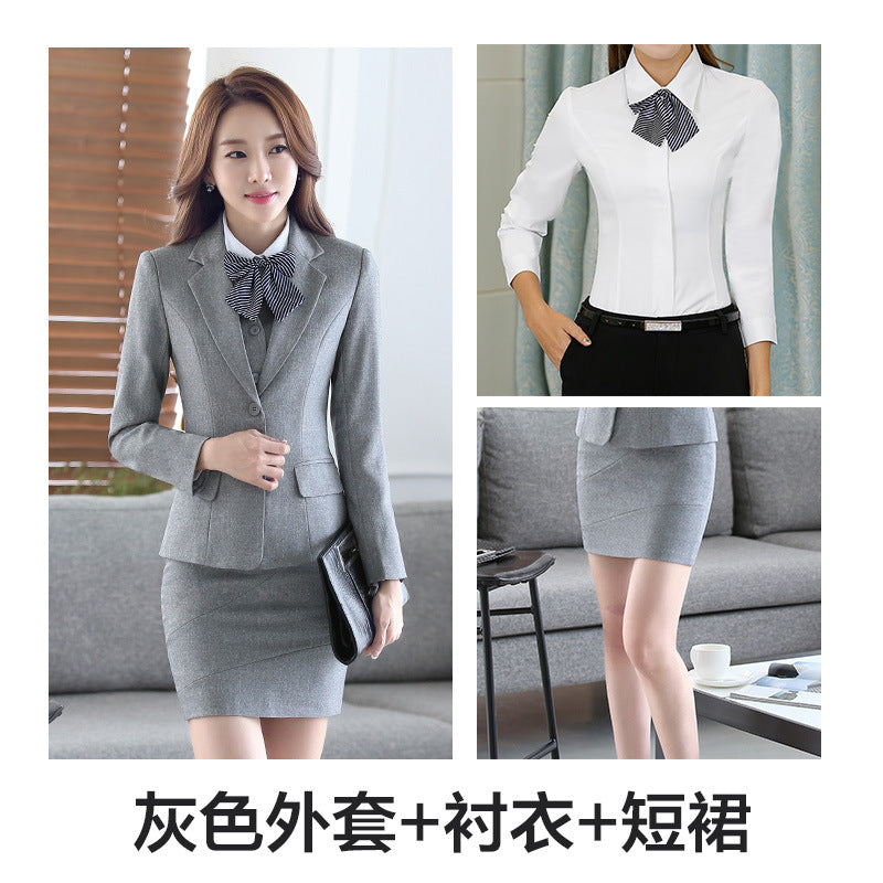 OL Company plus size Professional Dress Interview Business Women's Suit Jacket Work Suit Commuter Wholesale