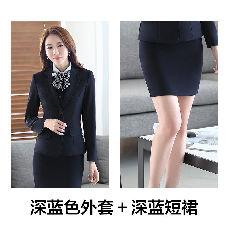 OL Company plus size Professional Dress Interview Business Women's Suit Jacket Work Suit Commuter Wholesale