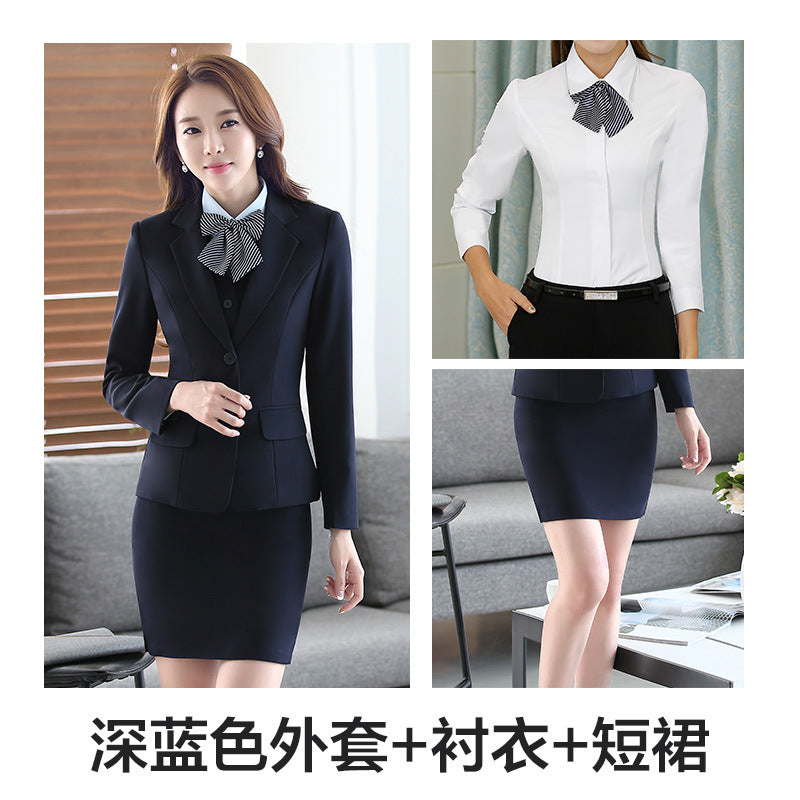 OL Company plus size Professional Dress Interview Business Women's Suit Jacket Work Suit Commuter Wholesale