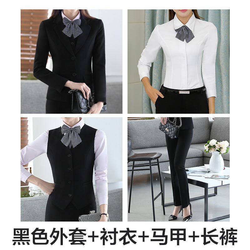 OL Company plus size Professional Dress Interview Business Women's Suit Jacket Work Suit Commuter Wholesale