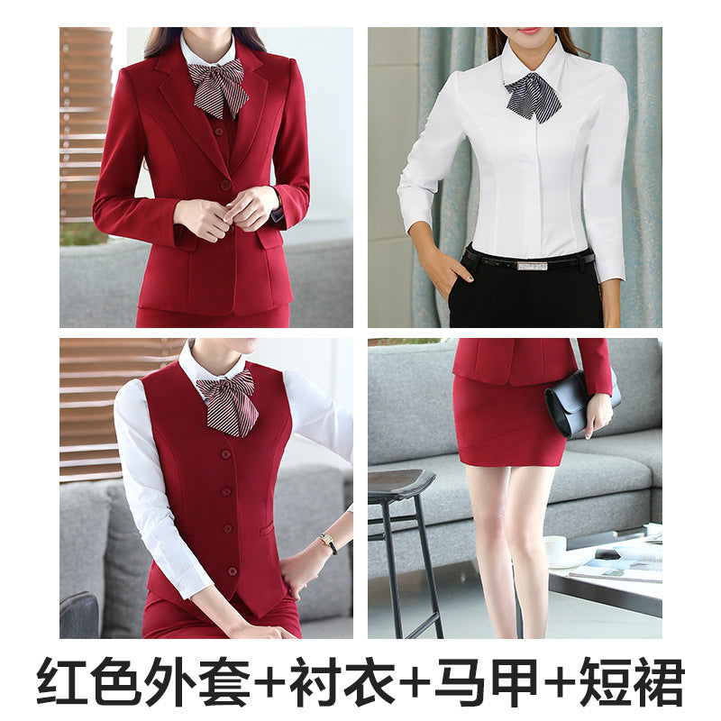 OL Company plus size Professional Dress Interview Business Women's Suit Jacket Work Suit Commuter Wholesale