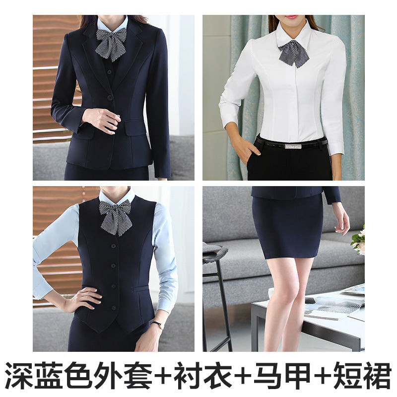 OL Company plus size Professional Dress Interview Business Women's Suit Jacket Work Suit Commuter Wholesale